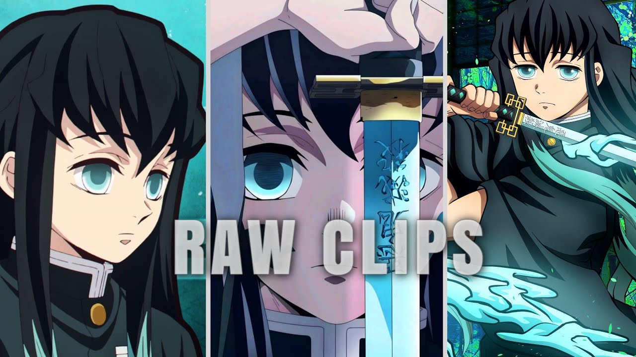 Muichiro Tokito raw clips | Demon Slayer 