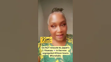 Do NOT Relocate To Japan S Kisarazu In The New Segregated African Towns Kemitalks 