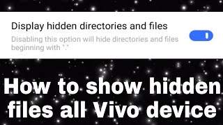 How to show hidden files in Vivo S1 pro screenshot 4
