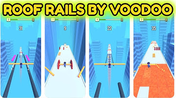 Roof Rails Levels 1 - 10 Gameplay Walkthrough | (IOS - Android)