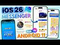 iOS 26 Messenger with iPhone Emojis for Android 11 2026