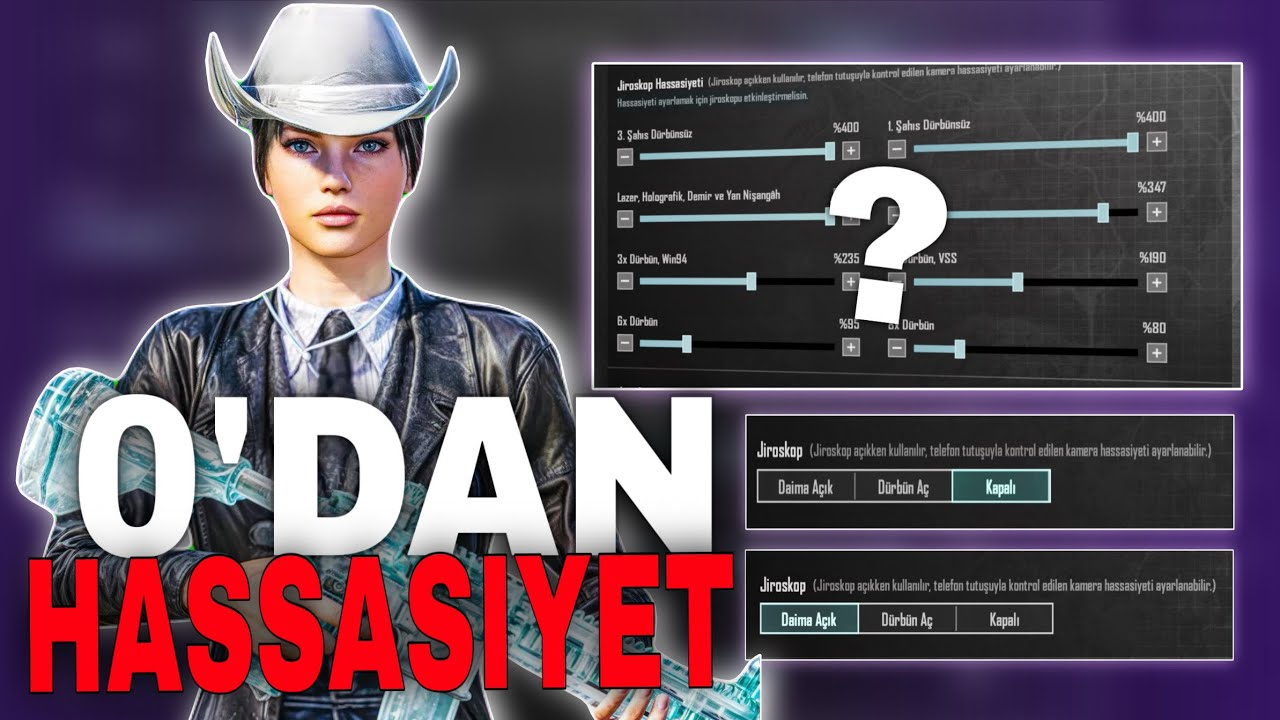 BAŞTAN SONA CİHAZA ÖZEL HASSASİYET AYARLARI NASIL YAPILIR!! PUBG Mobile 