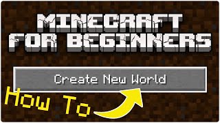 How To Create A Minecraft World! | Minecraft For Beginners #1