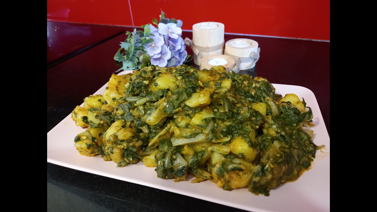 Acelgas con patatas y ajitos  ** Monsieur cuisine Smart, Connect y Plus **