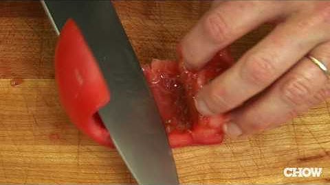 How to Core a Tomato - CHOW Tip