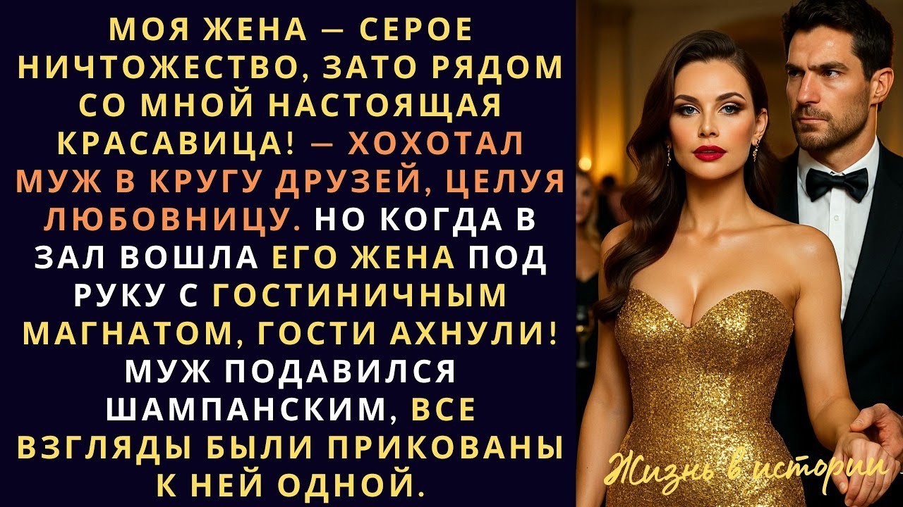 Моя жена — серое ничтожество, зато рядом со мной настоящая красавица!» — хохотал муж в кругу друзей