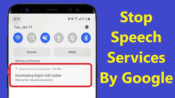Stop Speech services by Google downloading English (US) update waiting for network connection!!
