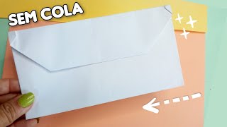 COMO FAZER ENVELOPE DE PAPEL SEM COLA | LOVELY ART DIY