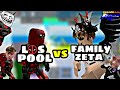 JorgeUsde VS GranZeta | GUERRA DE CLANES [Los pool CONTRA iFAMILYZETA] | Dragon Ball Rage [Roblox]