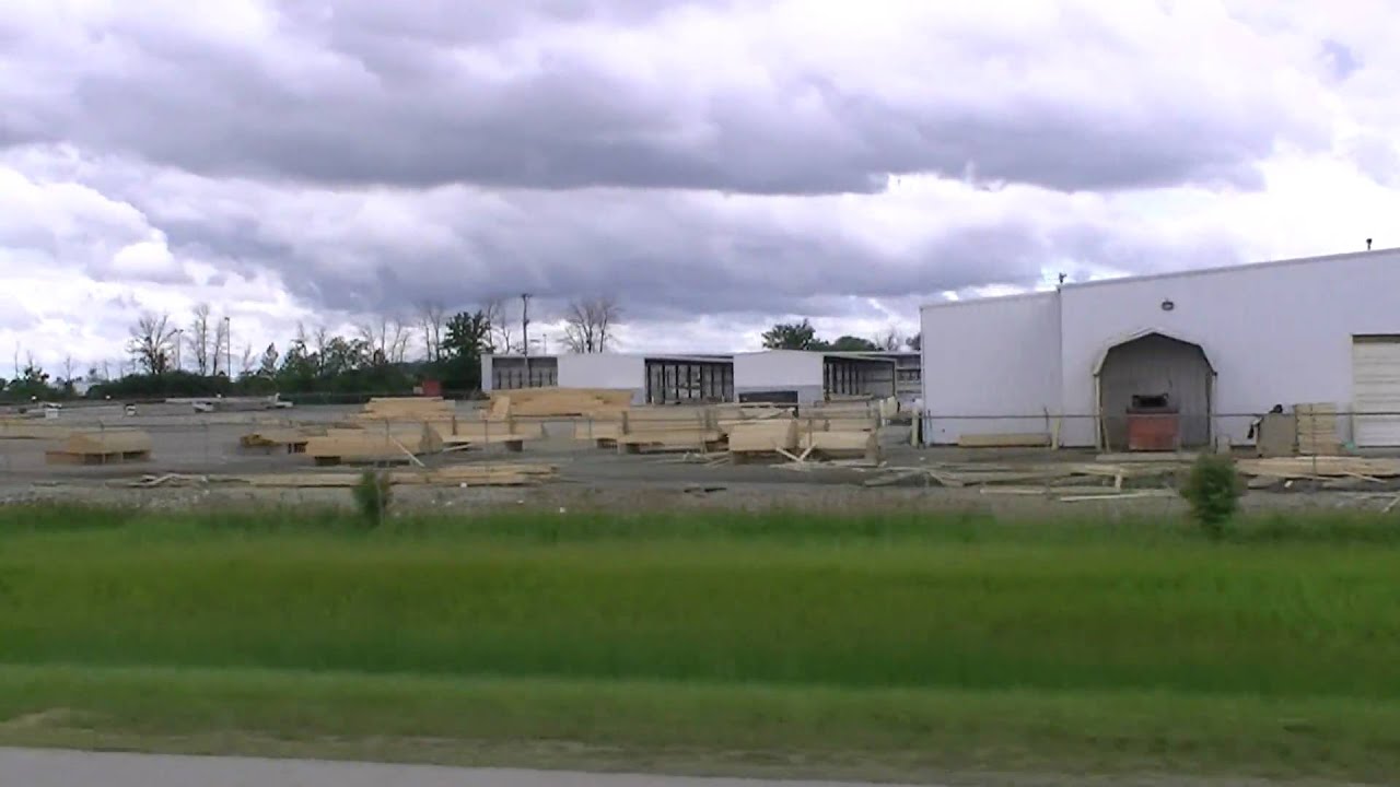 Lumber Yard in Millbury, Ohio after tornado on June 6, 2010 YouTube