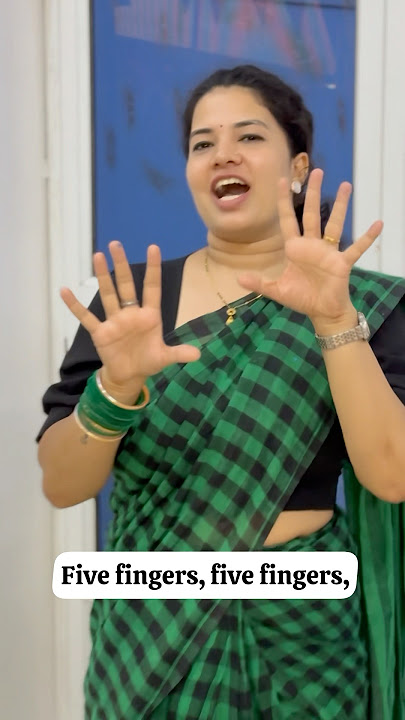 Five Fingers, Five Fingers! #ytshorts #creativelearners #kidssongs #kids #englishrhymes #fingerplay