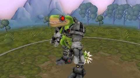 Spore hacked creature The Grox parts