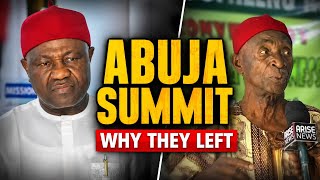 The Igbo Walkout: The Real Reason They Left The Abuja Summit