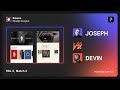 RDL 2 - Match 2: Joseph vs Devin | Luxury Watch Theme | Web Design Esports on Figma