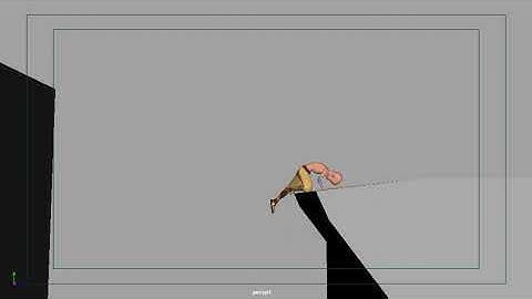 3D Action Animation #2 by Samuel Saksono | Parkour | Animated in Maya