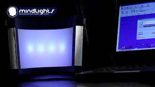 Audiovisual-stimulation with the MindLights (Mind-Machine, Brain entrainment)