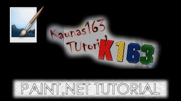 Paint.NET tutorial number 61 - 2 texts / 2 text effects