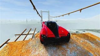 BeamNG Bridge Jump Crashes #2