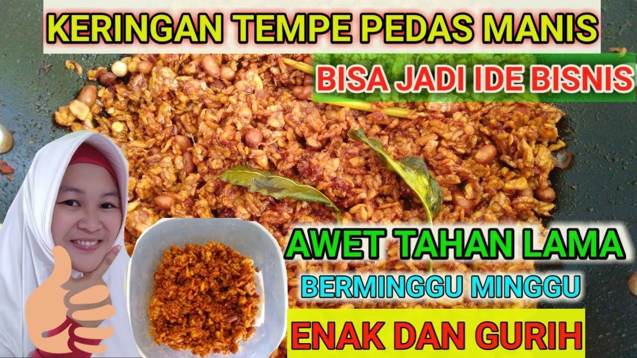 Bumbu kering tempe pedas manis