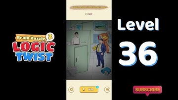 Brain Puzzle 2 Logic Twist Level 36 - Toilet Break 🧠 | Walkthrough | SolutionGuruji