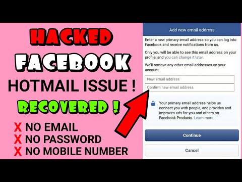 HOTMAIL ISSUE RECOVER FACEBOOK ACCOUNT HACKED 2022