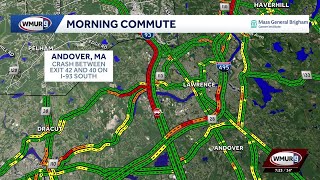 Crash leading to backups on I-93 South