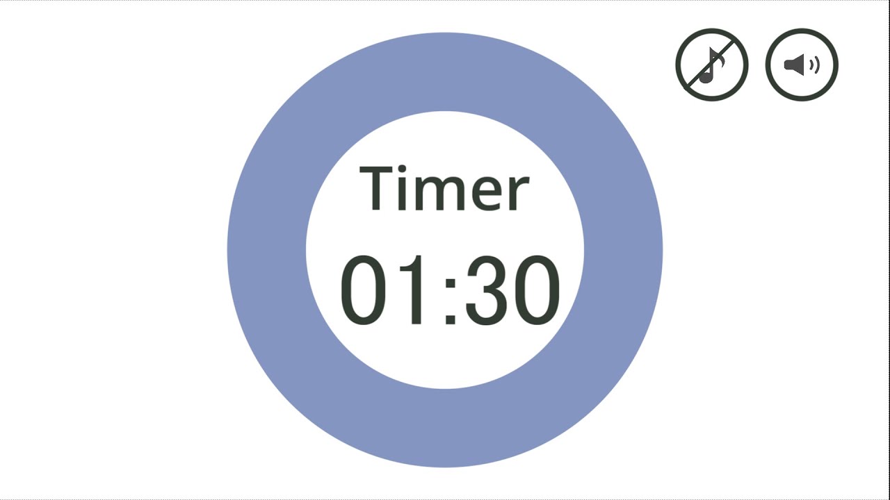 1分30秒タイマー / 1.5 minutes timer - YouTube