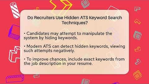 Do Recruiters Use Hidden ATS Keyword Search Techniques? - Job Interview Pro Skills