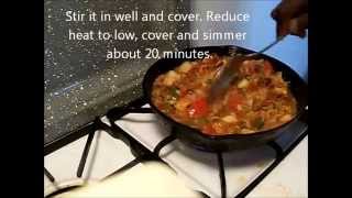 cooking Panamanian-style Bacalao (dried salted codfish )