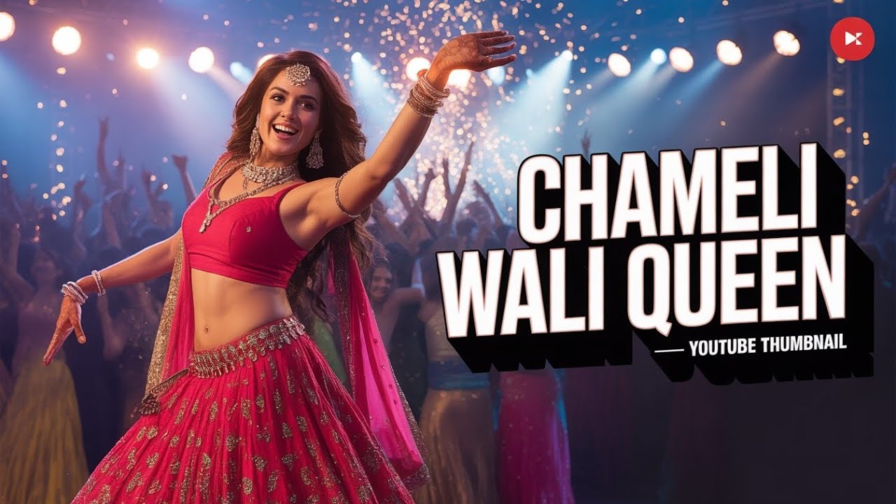 Chikni Chameli Wali Queen 💃 Full Power Dance Song | New Bollywood | Ajay Music Editor UP 13