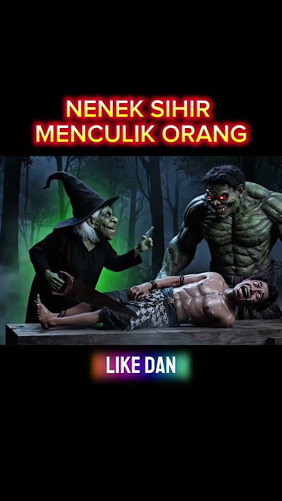 Nenek sihir menculik orang dan menggergajinya ❓❗ #veo3 #ai #videolucu #viralvideo #fyp #shortfilm