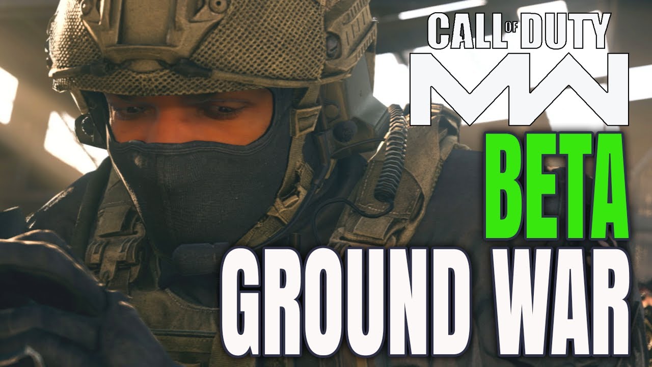 CALL OF DUTY MODERN WARFARE - 32V32 GROUND WAR BETA [ 🔴 LIVE ]