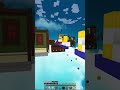 3 fireballe vs żółty #minecraft #bedwars
