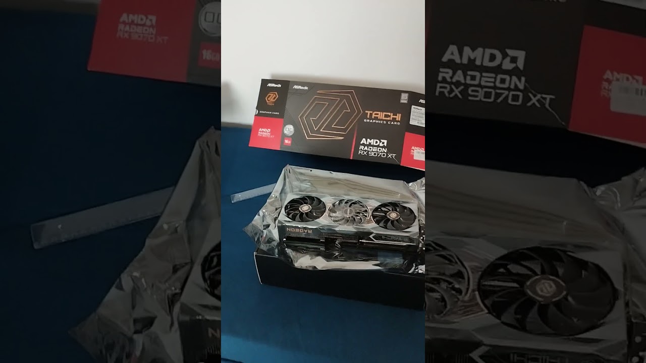 Incrivelmente linda 😍 AMD RADEON: TAICHI RX 9070 XT 16GB 