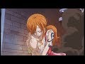 one piece 819 - luffy escapes from book , nami's clothes burned