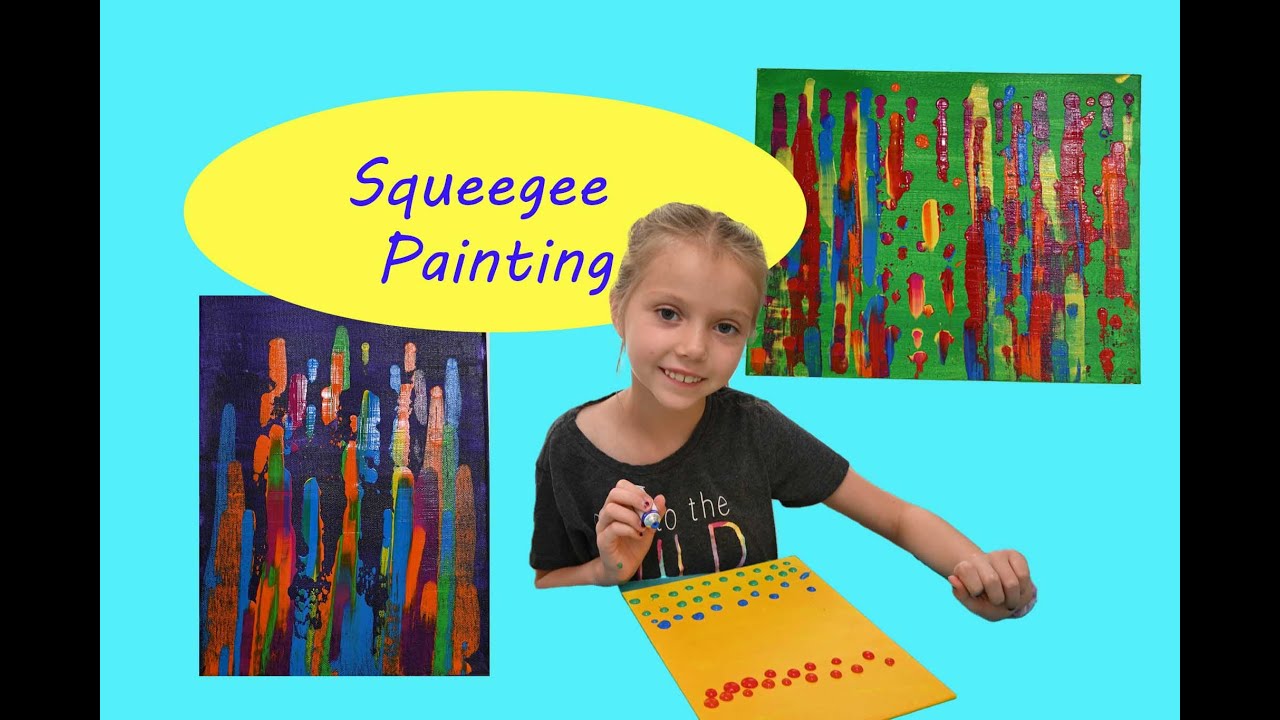 Squeegee Painting YouTube