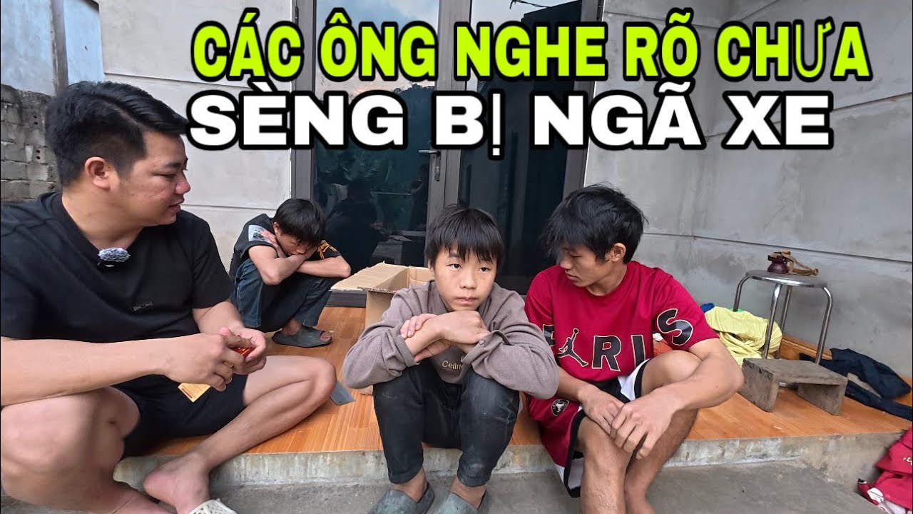 NÓNG QUÁT MẮNG SÈNG BỊ NGÃ XE TỘI KẸP 4 / 3 CHÁU MỒ CÔI
