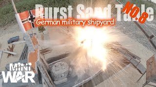 Burst Sand Table NO 08 （German military port）decompression video 2020