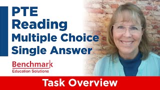Pte Reading - Multiple Choice, Choose Single Answer Overview & Tips