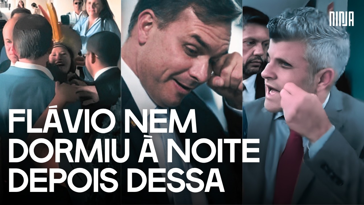 🔥Flávio Bolsonaro é PRESSIONADO, VAIADO e sai DESNORTEADO da Câmara dos Deputados🔥