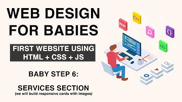Web Design for Beginners. Build First Website HTML, CSS, JS - Create Services Section
