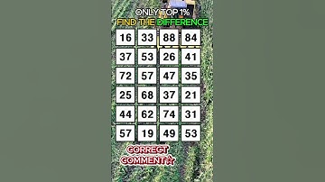 Find at least 1 pair! Find 3 pairs of identical numbers/Dementia Prevention Quizzes/Tests.No271