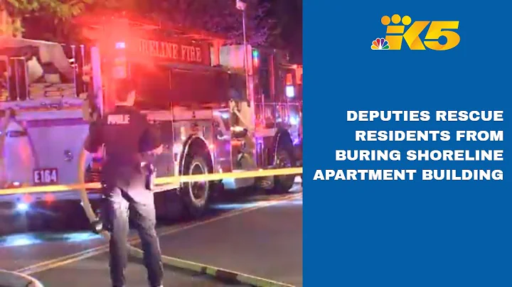 Deputies treated for smoke inhalation after rescuing residents of burning Shoreline apartment