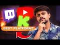 Best Streaming Platform in India 🇮🇳? 2026 (YouTube vs Twitch vs Kick)