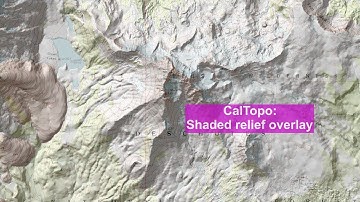 CalTopo - shaded relief example