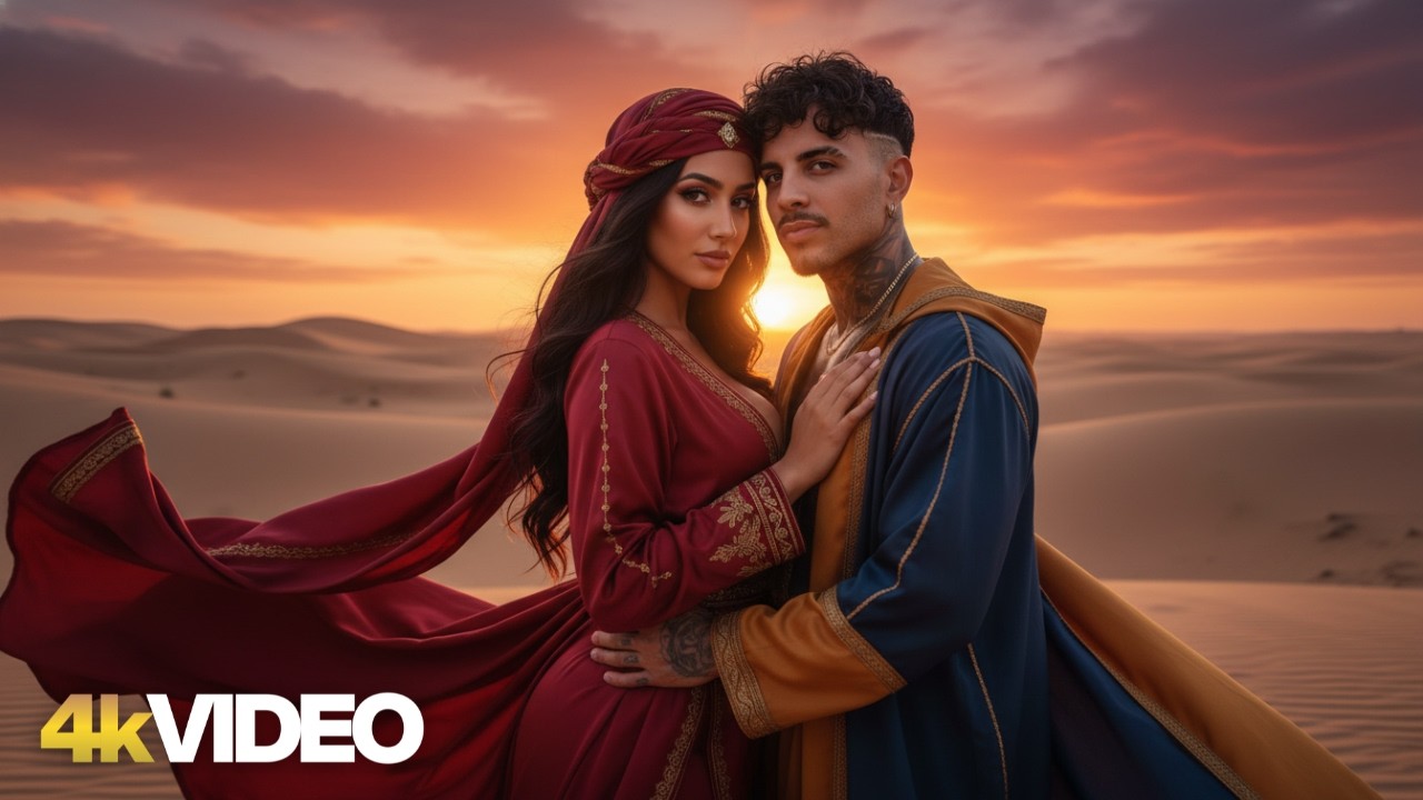 Rauw Alejandro, Aisha Blaze – MI KAMA SUTRA (Video Oficial IA)Reggaetón Árabe Latino 2026 | Erotismo