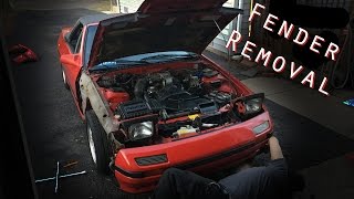 1988 Mazda Rx7 Fender Removal