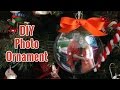 DIY PHOTO ORNAMENT | Christmas Gift | Pinterest Inspired