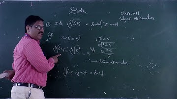 NARAYANA SCHOOLS OLYMPIAD VII MATHS DEFINITION OF A SURD