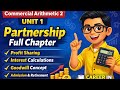 Commercial Arithmetic 2 Partnership Full Chapter Easy Explanation Kannada